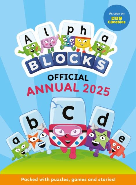 Vorderes Coverbild Alphablocks Annual 2025