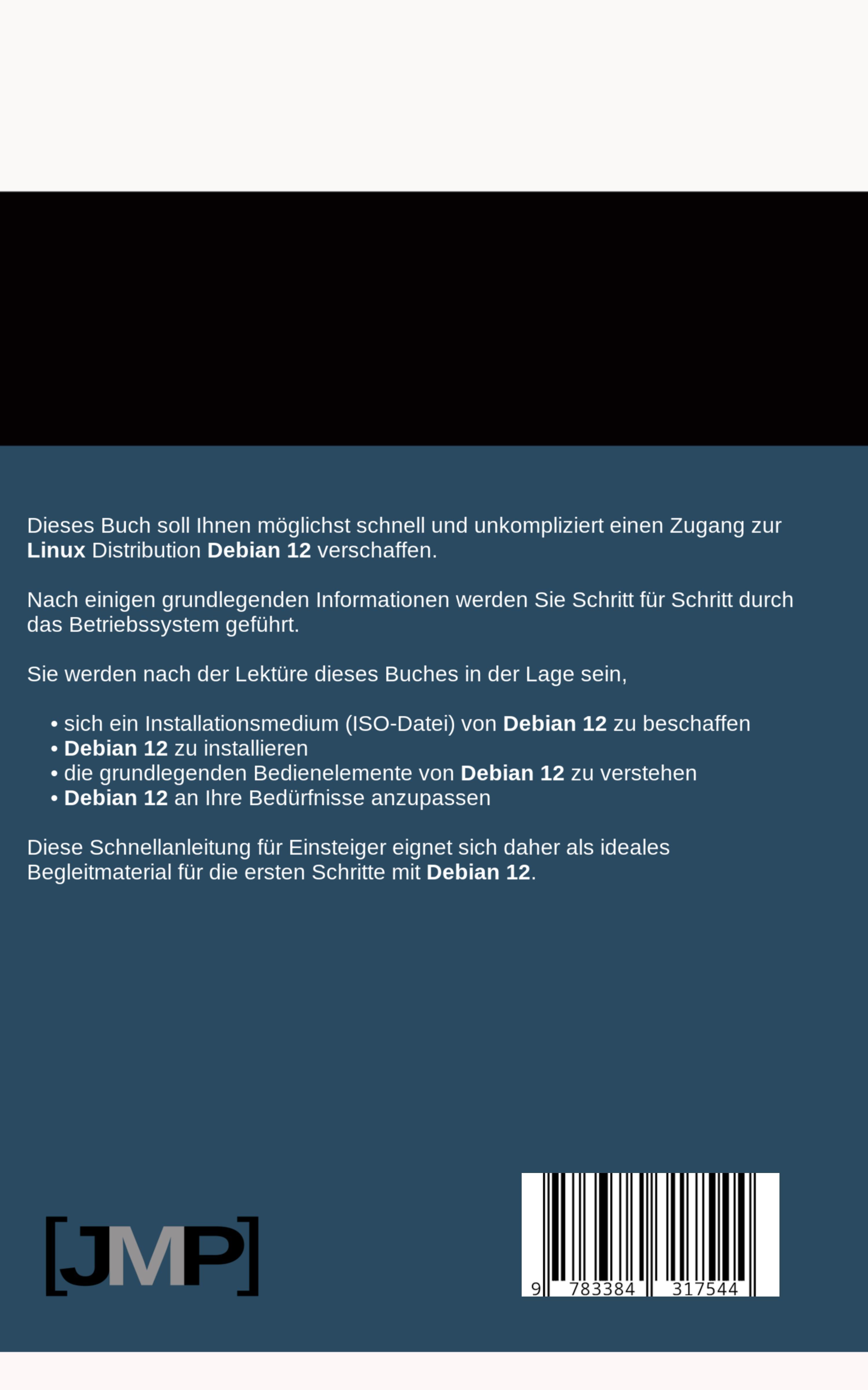 Rückseitencover Debian 12