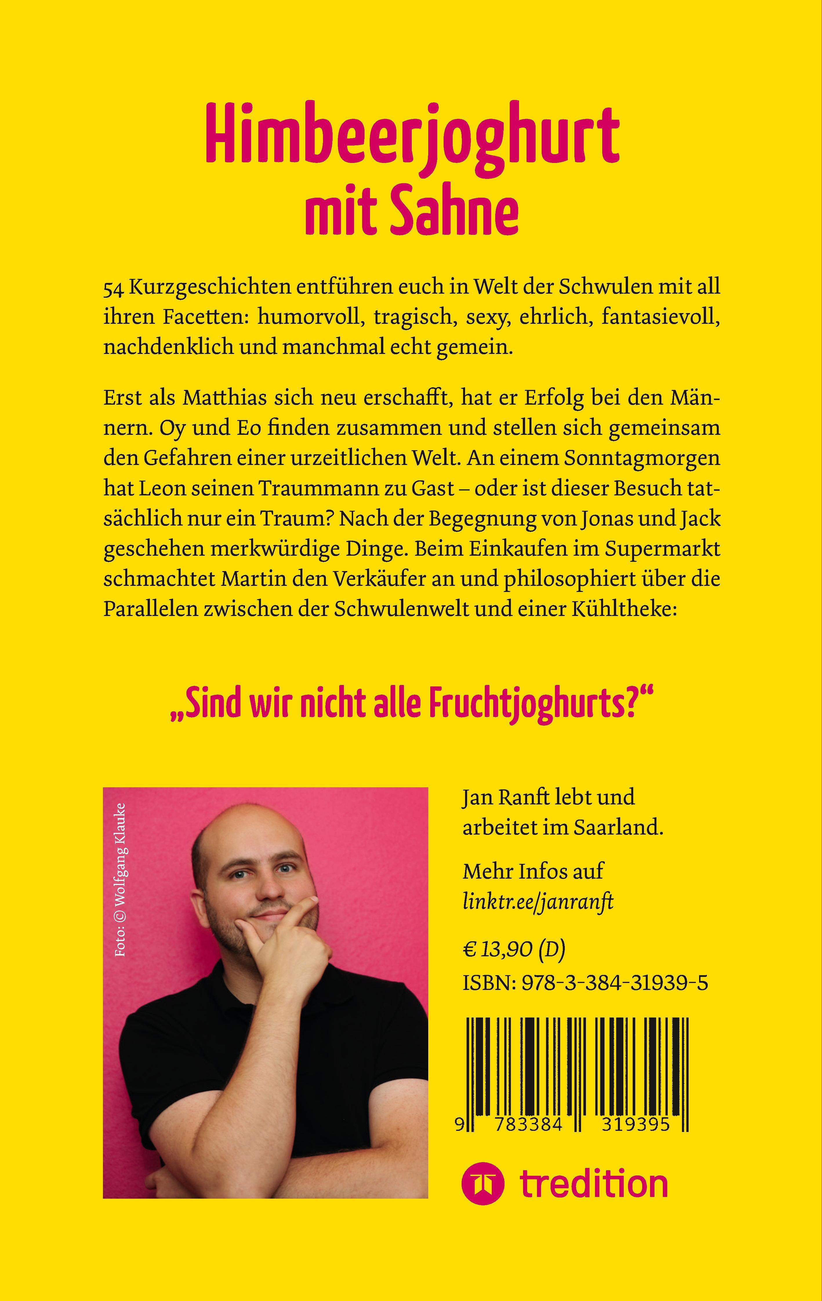 Rückseitencover Himbeerjoghurt mit Sahne