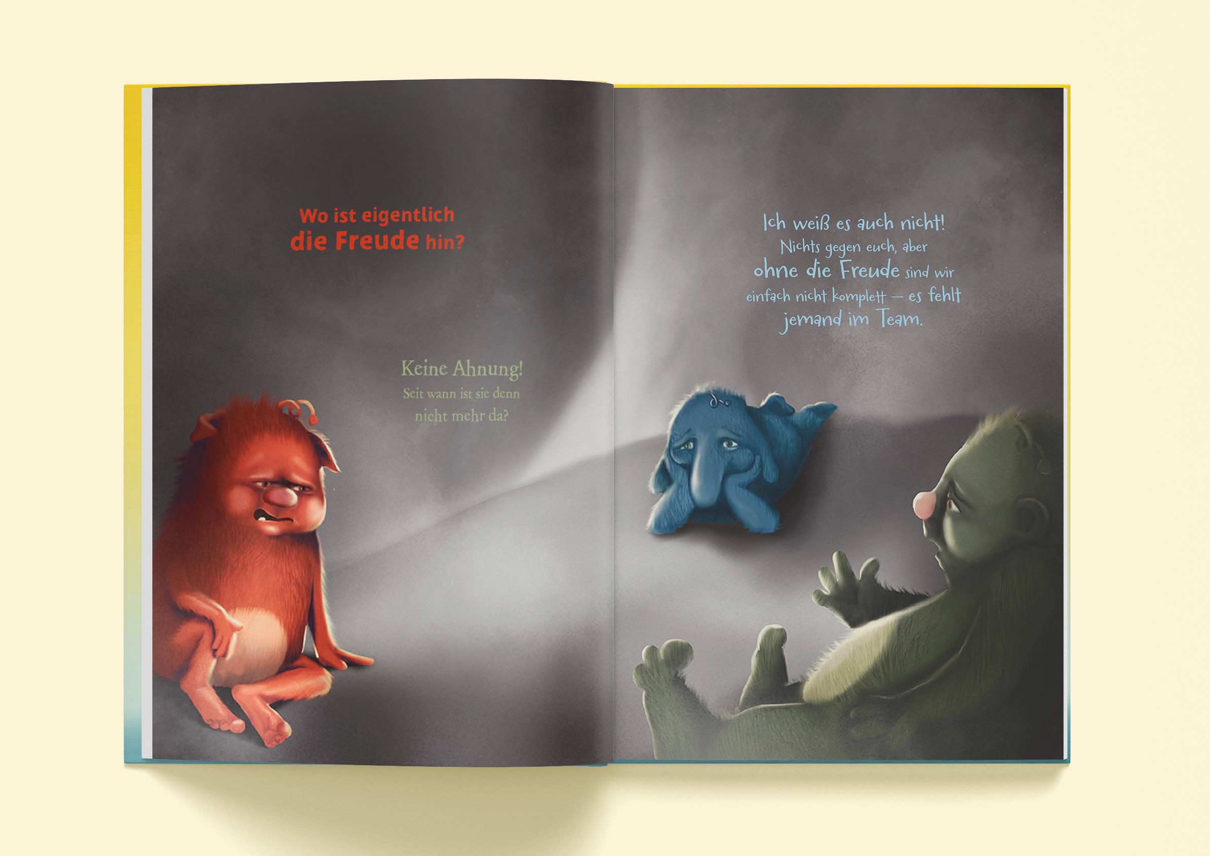 Beispielinhalt (Bild) Oh Freude! Zum Glück hab ich auch dich!