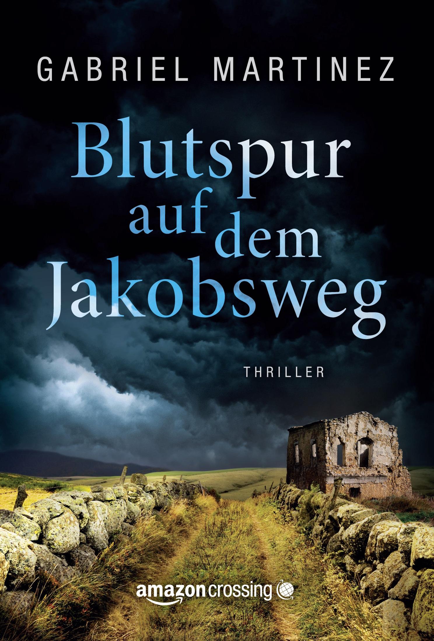 Vorderes Coverbild Blutspur auf dem Jakobsweg