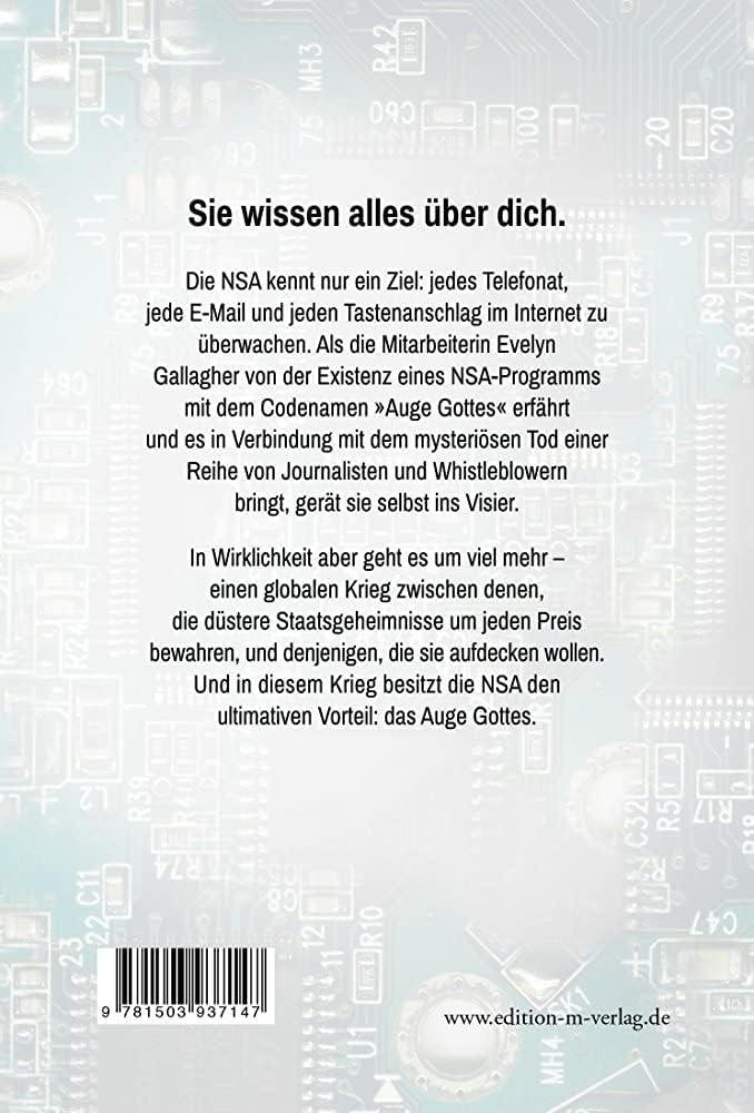 Rückseitencover Das allwissende Auge