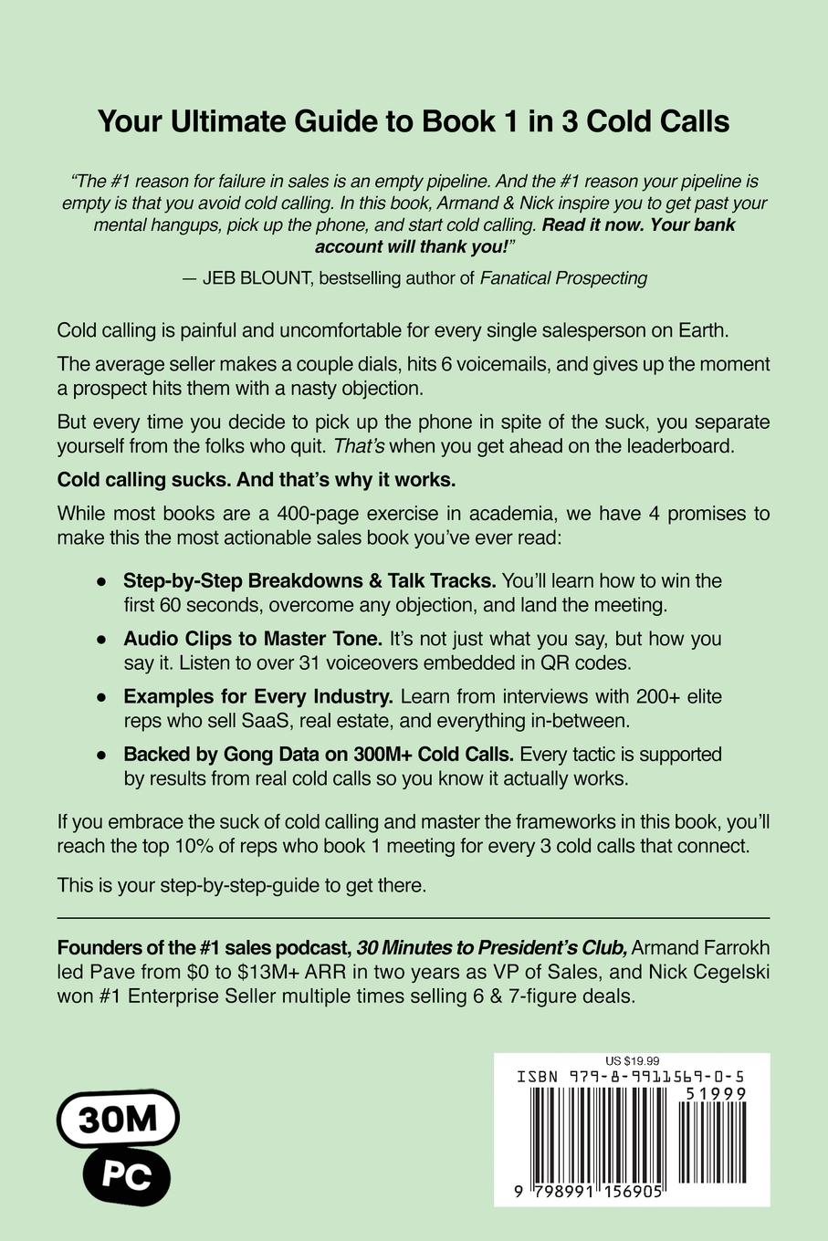 Rückseitencover Cold Calling Sucks (And That's Why It Works)