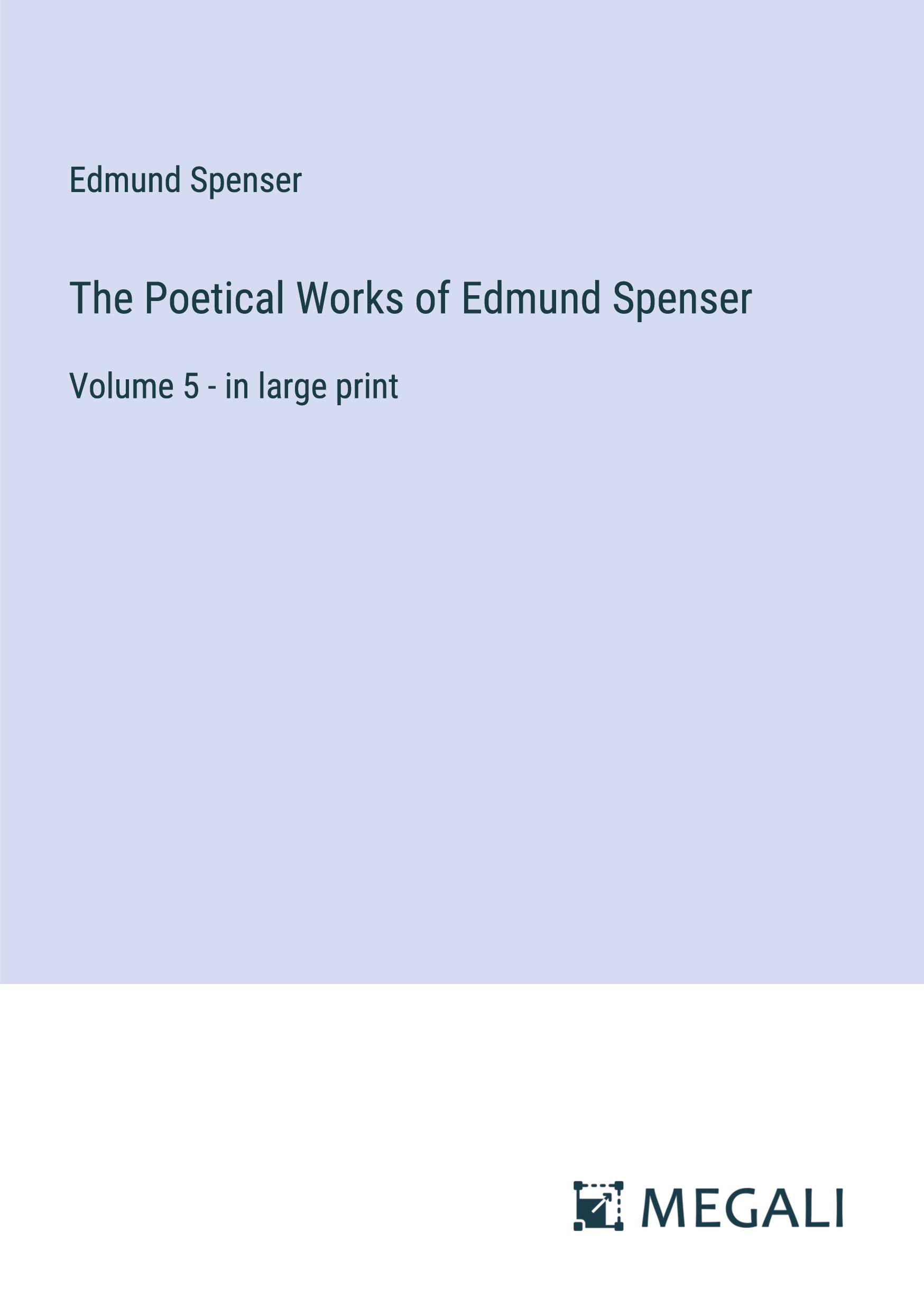 Vorderes Coverbild The Poetical Works of Edmund Spenser