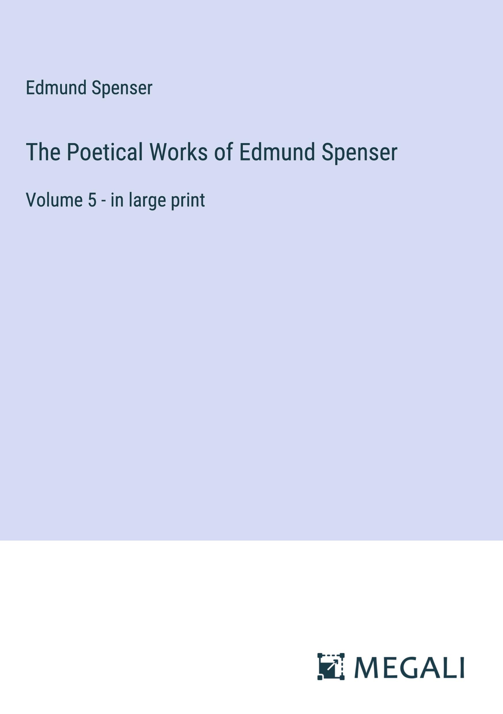 Vorderes Coverbild The Poetical Works of Edmund Spenser