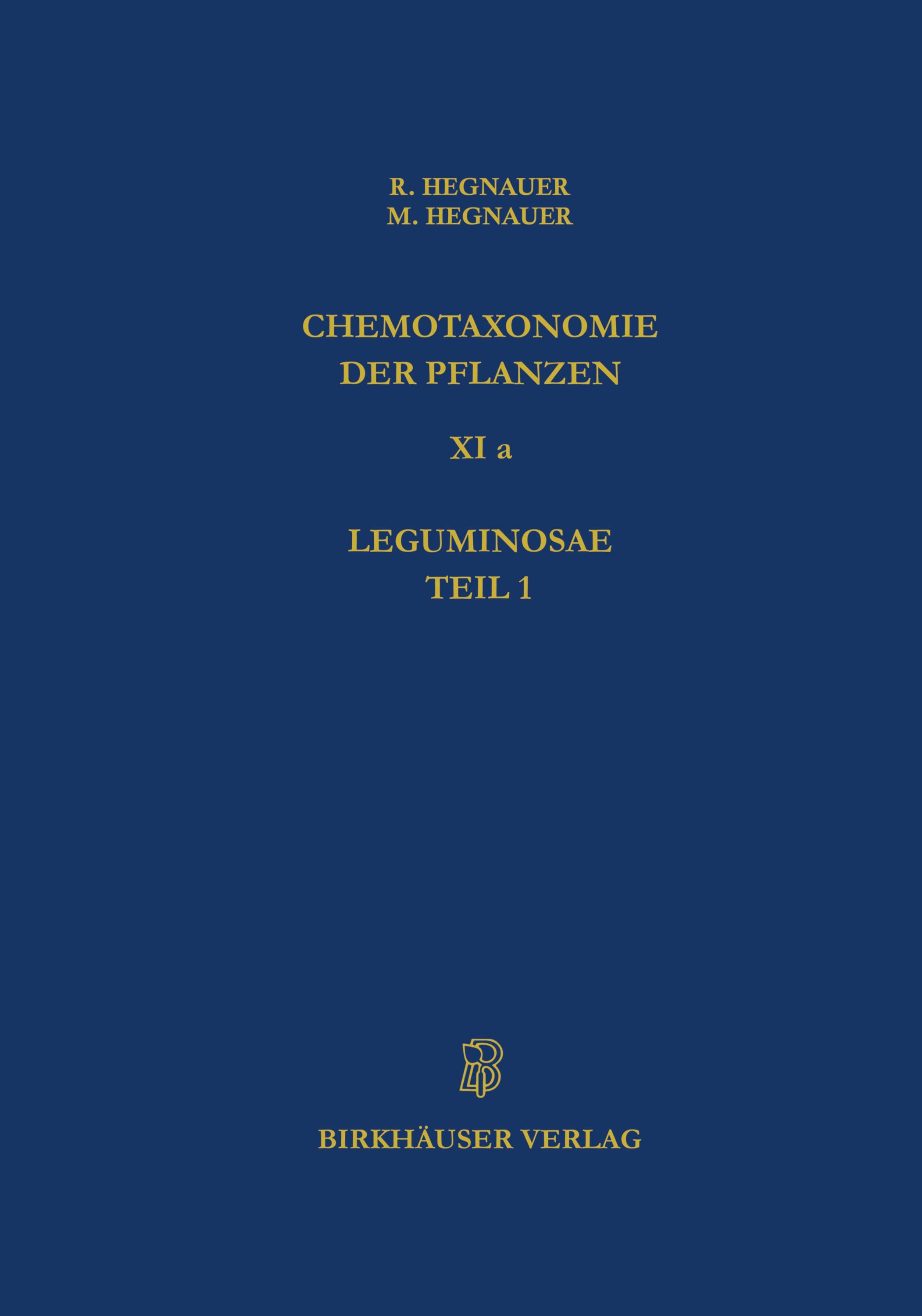 Vorderes Coverbild Chemotaxonomie der Pflanzen