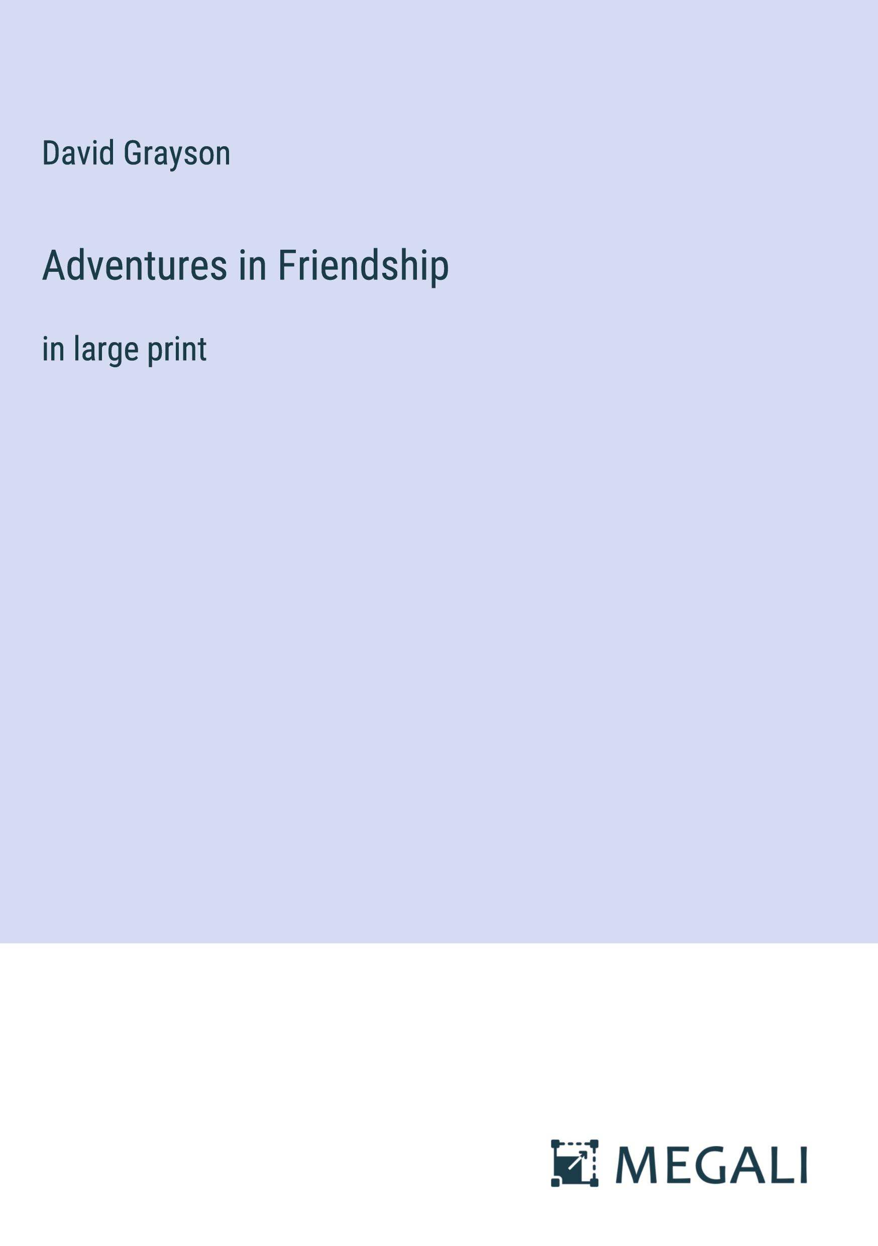 Vorderes Coverbild Adventures in Friendship