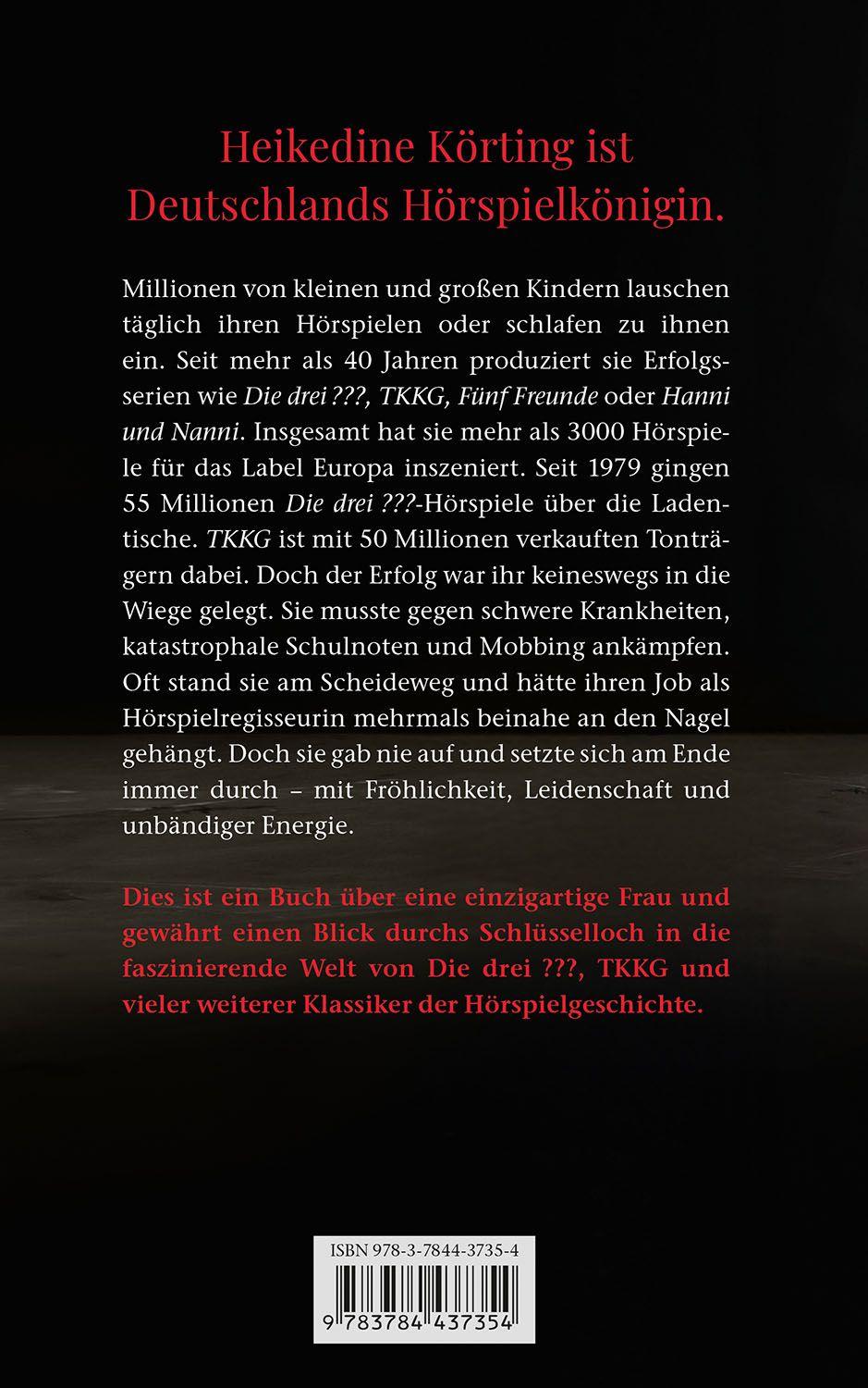 Beispielinhalt (Bild) Heikedine Körting - Die Königin der Hörspiele