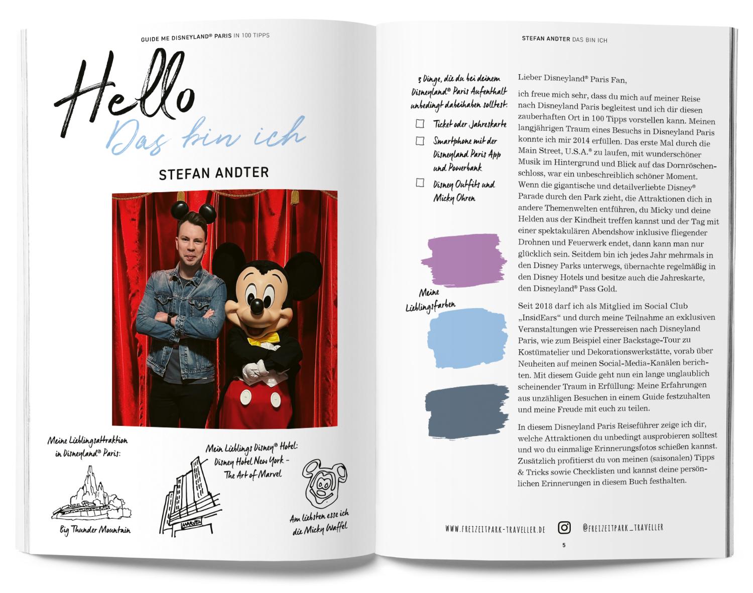 Beispielinhalt (Bild) GuideMe Reiseführer Disneyland® Paris Freizeitpark Guide