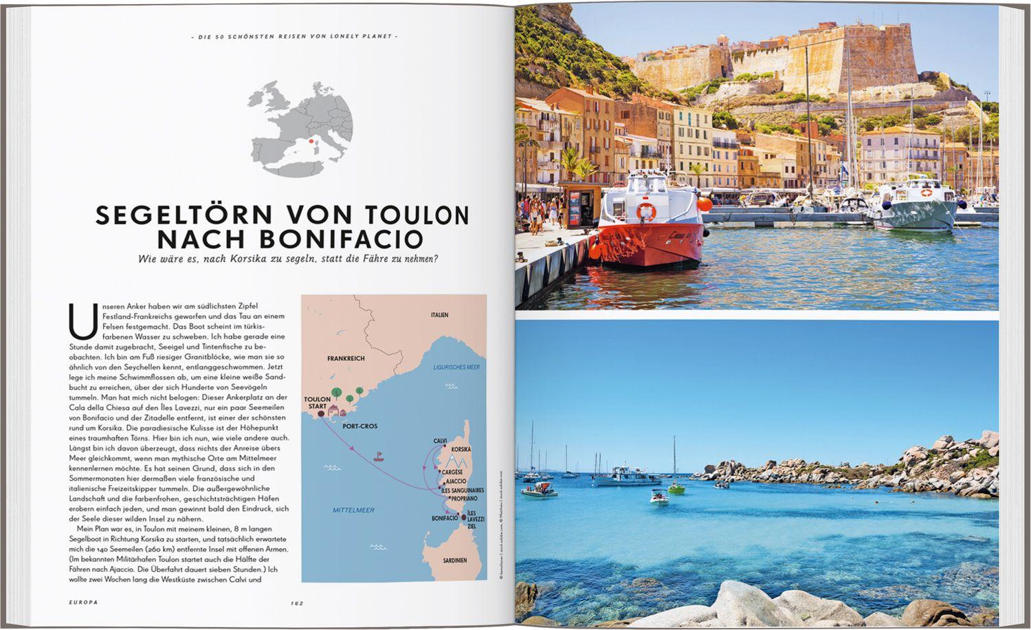 Beispielinhalt (Bild) LONELY PLANET Bildband Die 50 schönsten Reisen von Lonely Planet