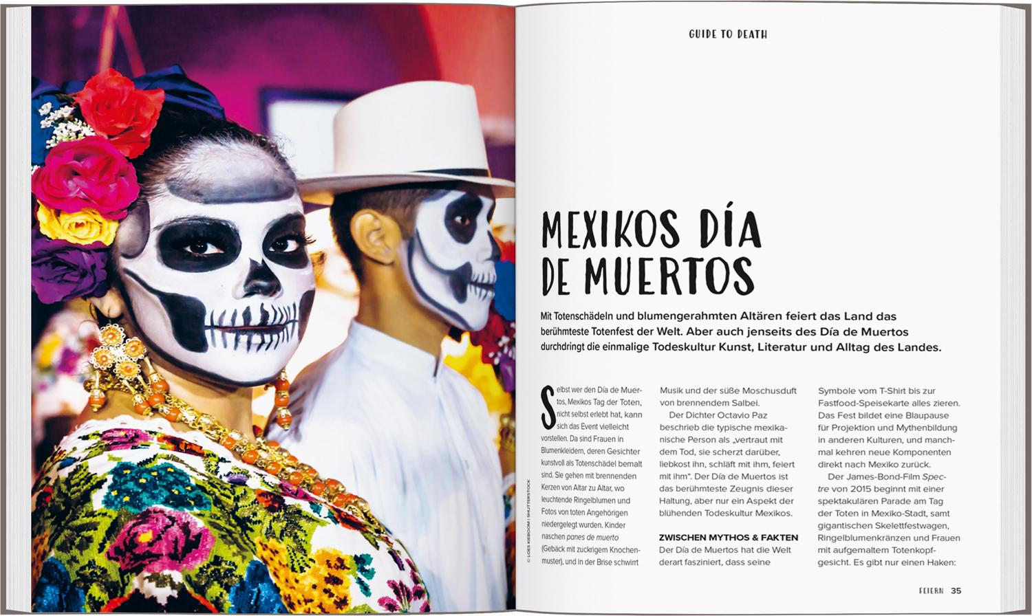 Beispielinhalt (Bild) LONELY PLANET Bildband Guide to Death