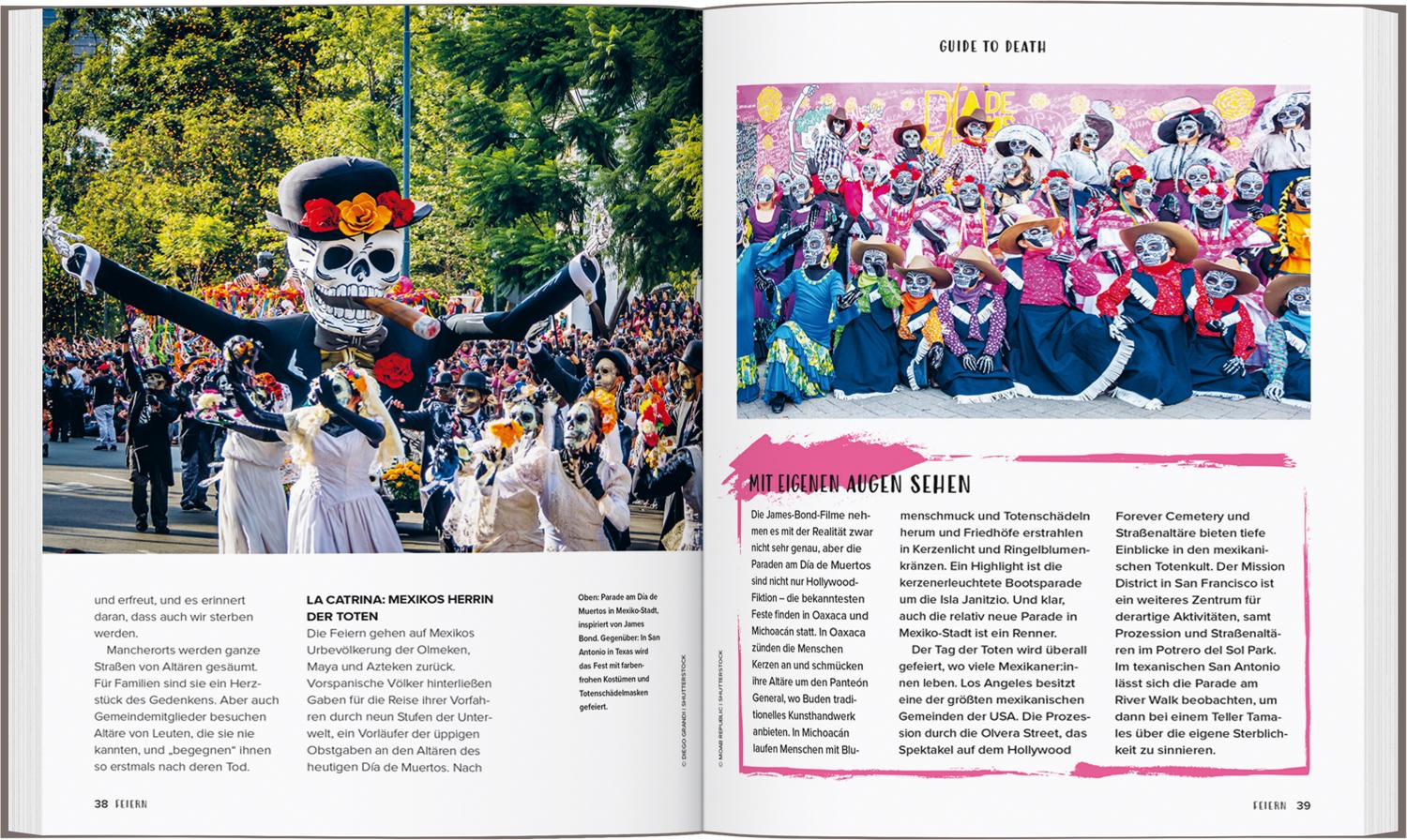 Beispielinhalt (Bild) LONELY PLANET Bildband Guide to Death