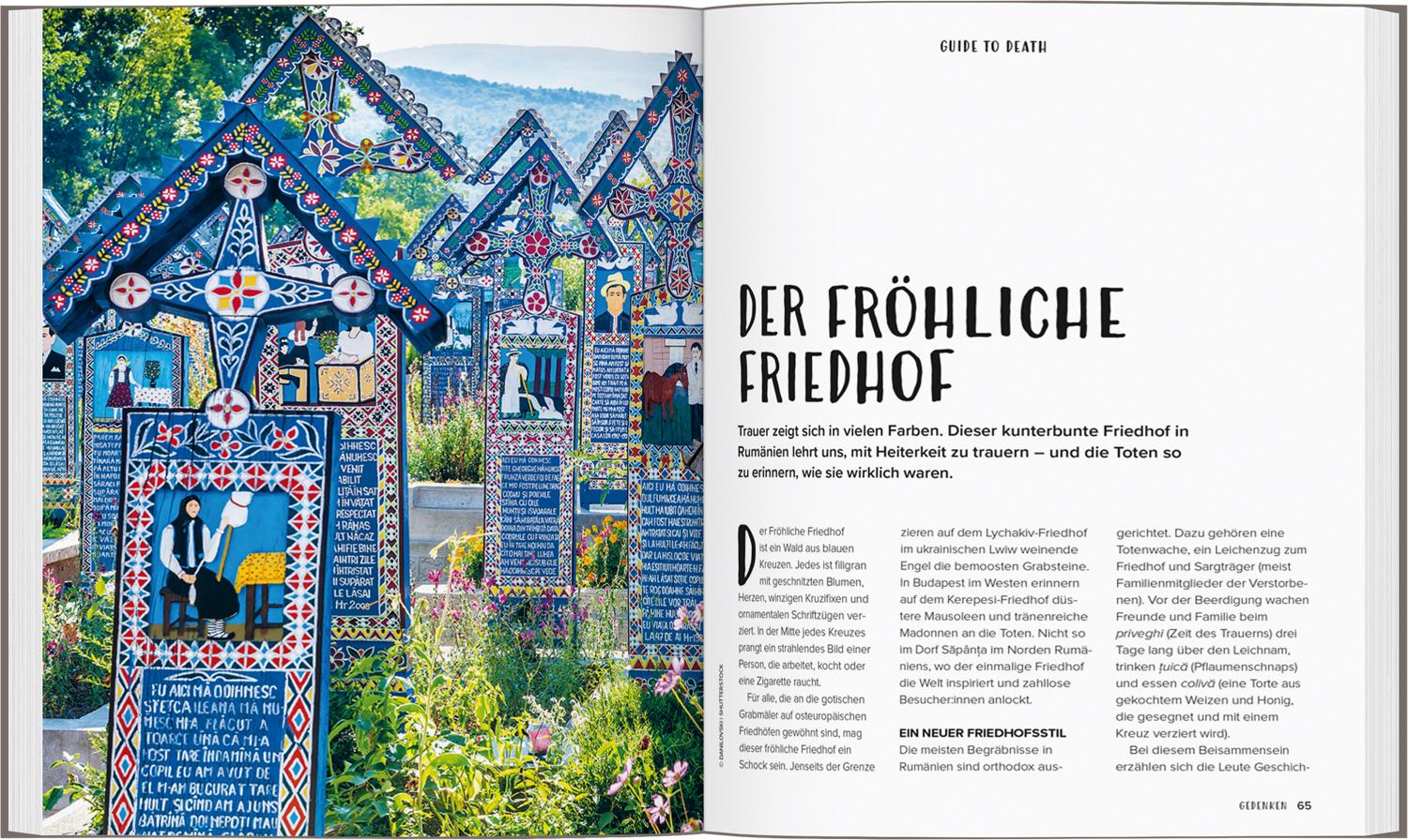 Beispielinhalt (Bild) LONELY PLANET Bildband Guide to Death