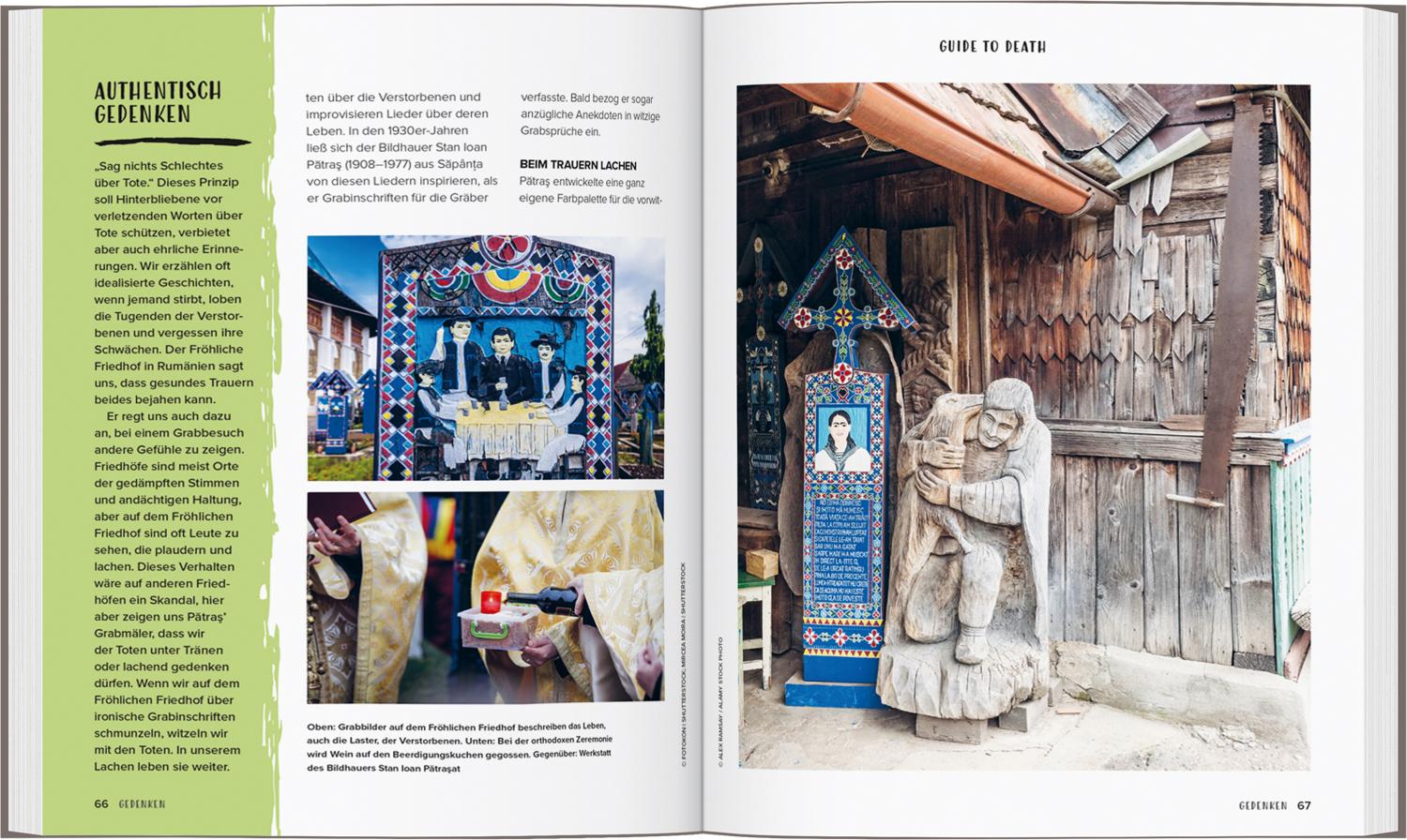 Beispielinhalt (Bild) LONELY PLANET Bildband Guide to Death