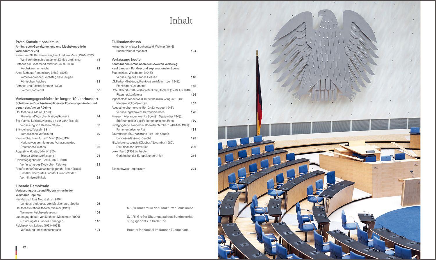 Beispielinhalt (Bild) KUNTH Bildband Verfassungsorte