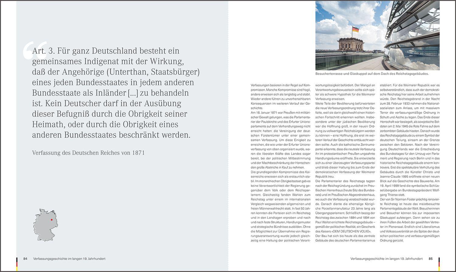 Beispielinhalt (Bild) KUNTH Bildband Verfassungsorte