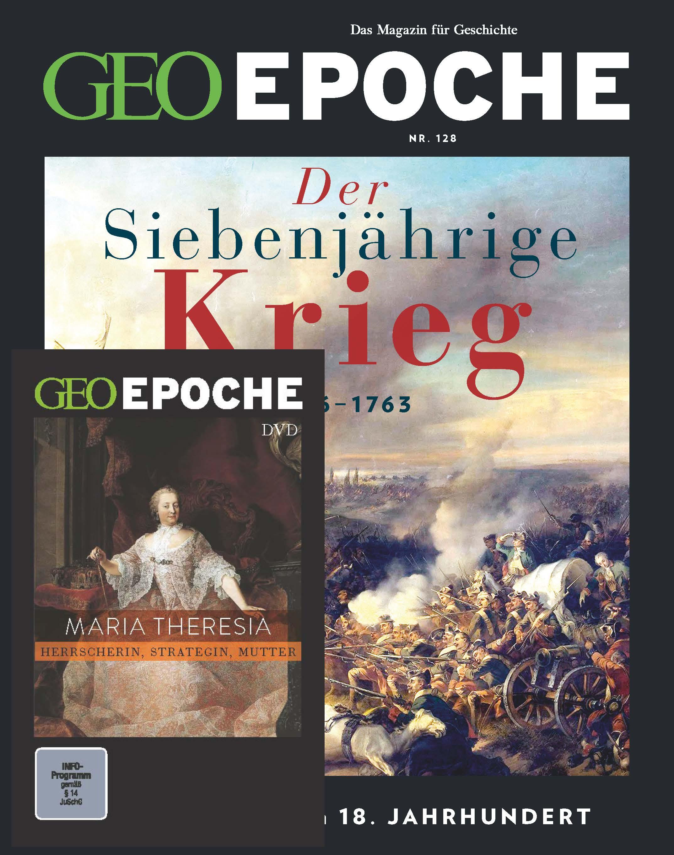 Vorderes Coverbild GEO Epoche mit DVD 128/2024 - Der Siebenjährige Krieg