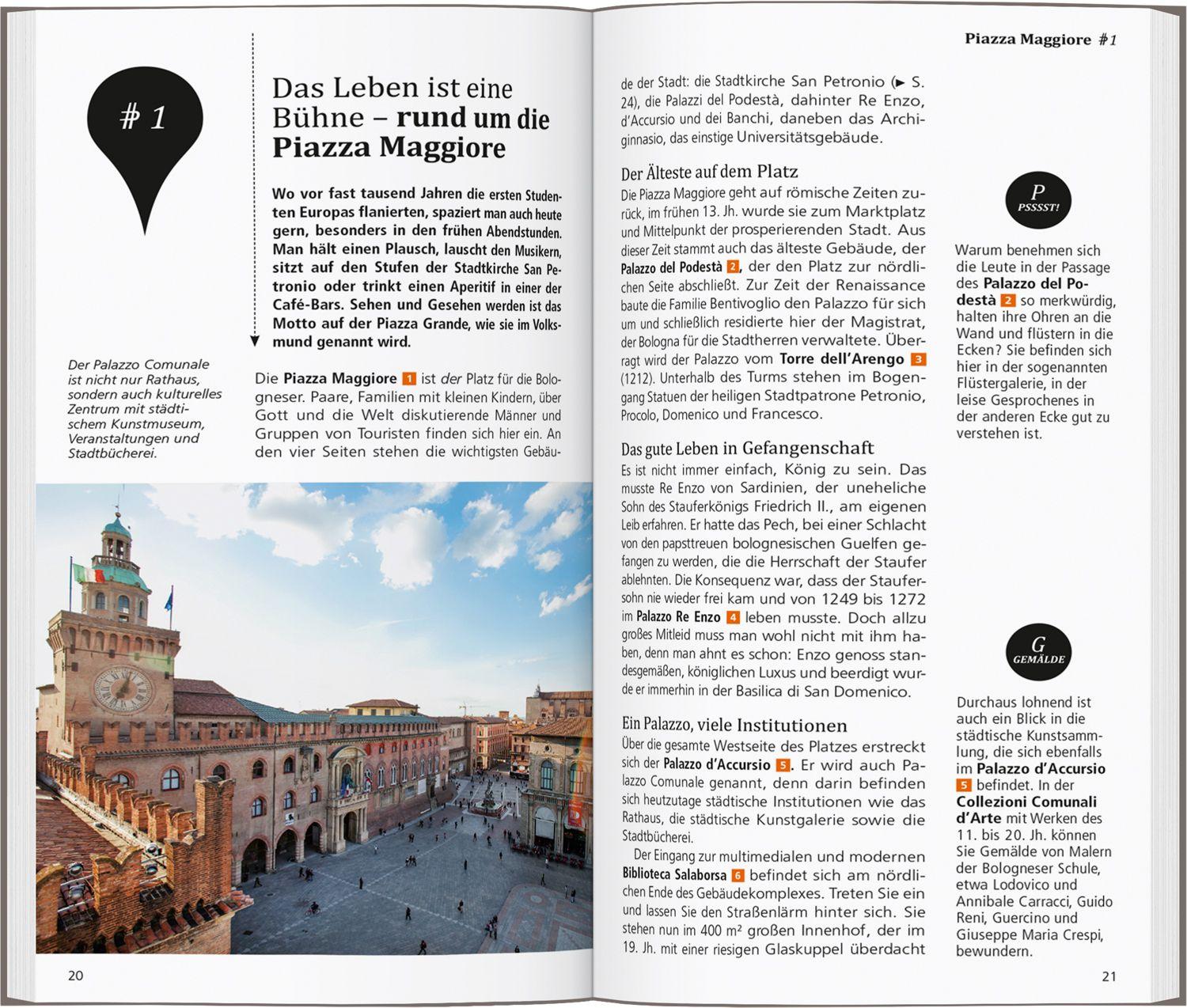 Beispielinhalt (Bild) DUMONT direkt Reiseführer Bologna