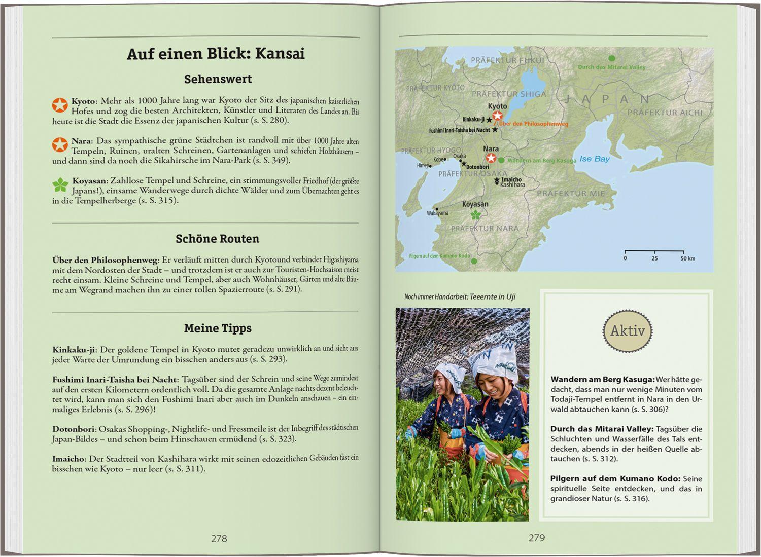 Beispielinhalt (Bild) DUMONT Reise-Handbuch Reiseführer Japan