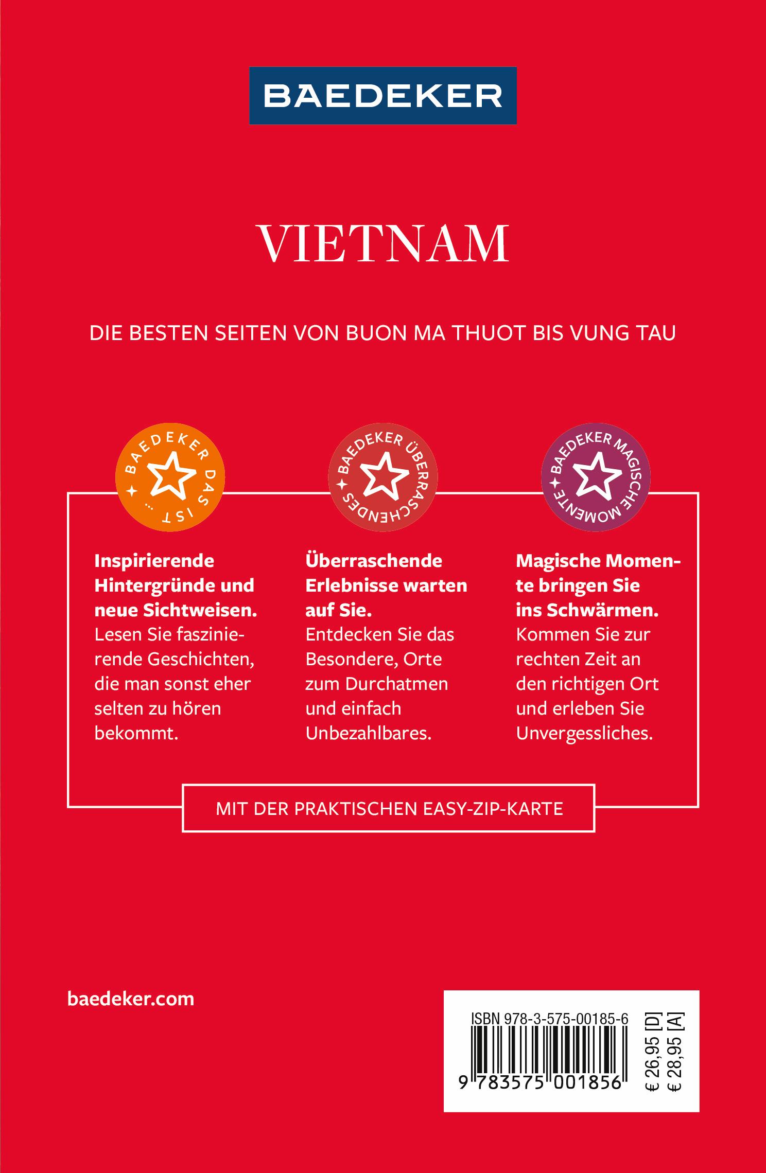 Rückseitencover Baedeker Reiseführer Vietnam