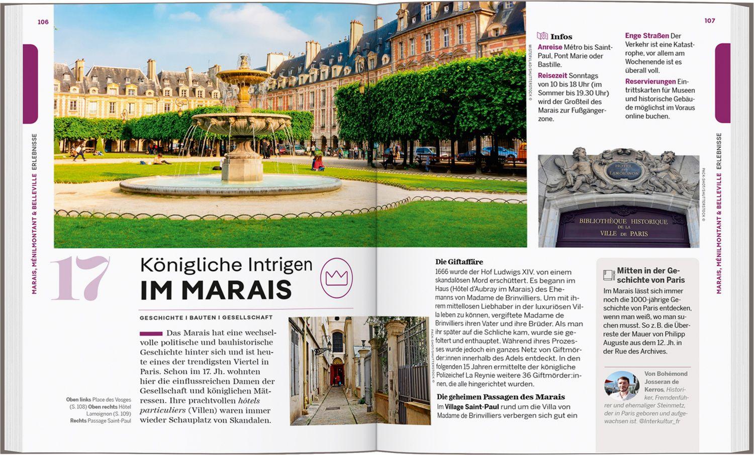 Beispielinhalt (Bild) LONELY PLANET Reiseführer Entdecke Paris