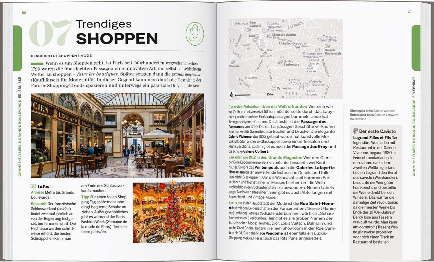 Beispielinhalt (Bild) LONELY PLANET Reiseführer Entdecke Paris