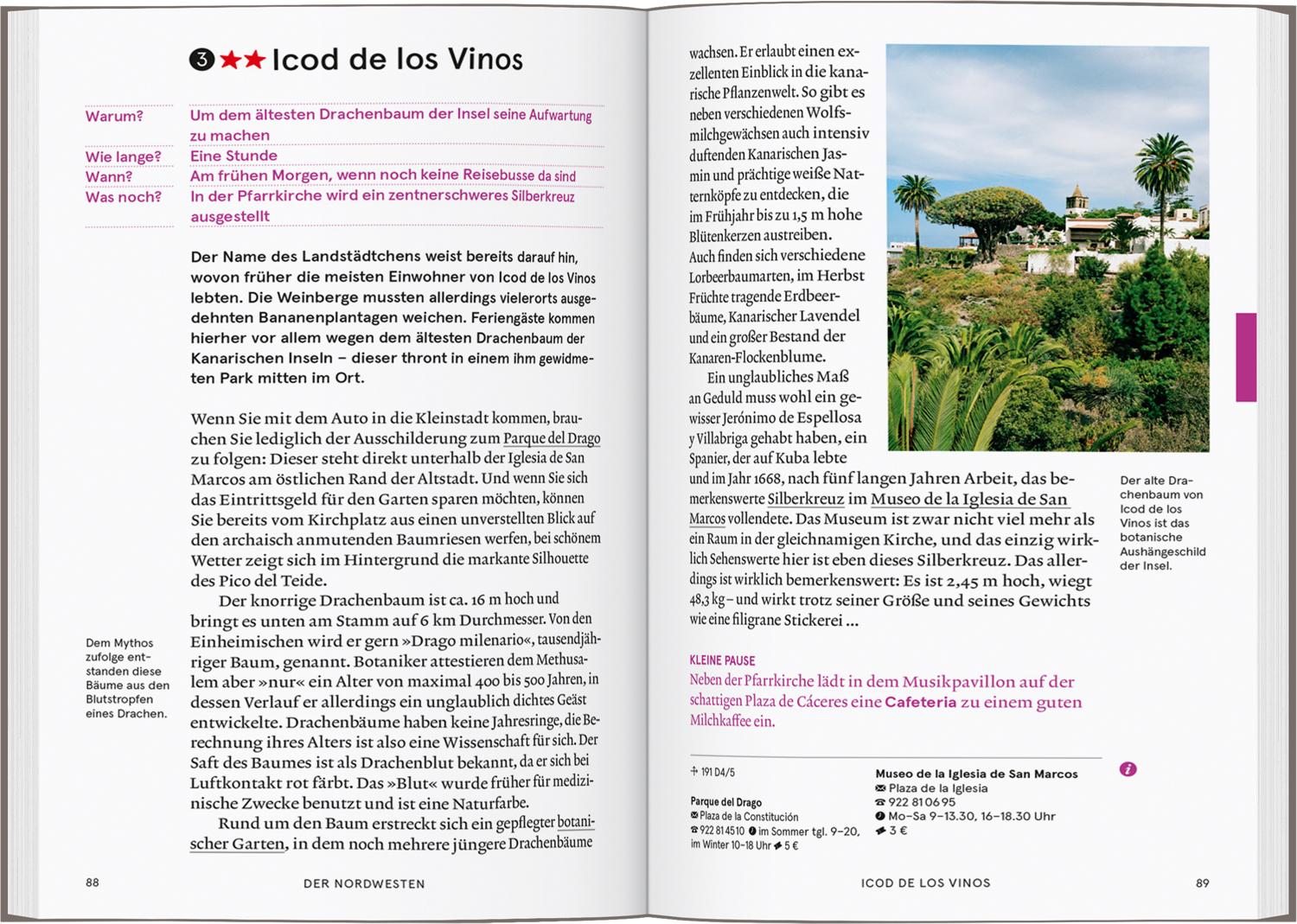 Beispielinhalt (Bild) Baedeker SMART Reiseführer Teneriffa