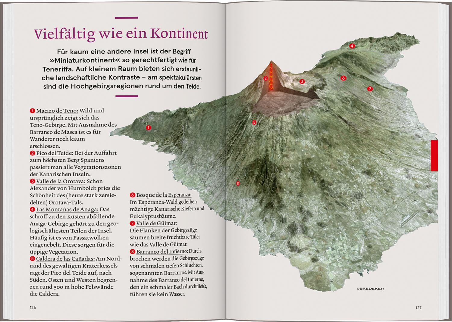 Beispielinhalt (Bild) Baedeker SMART Reiseführer Teneriffa