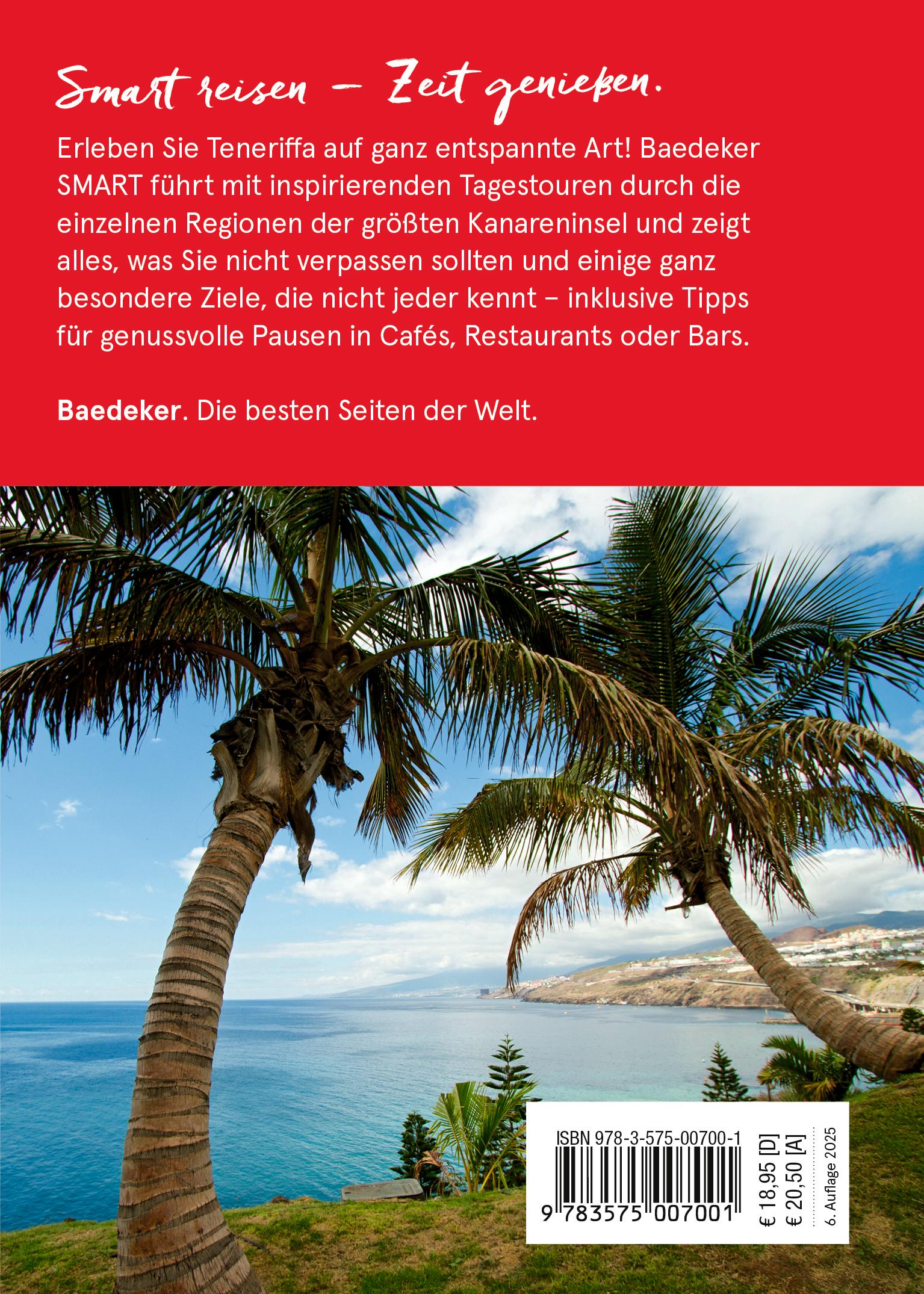 Rückseitencover Baedeker SMART Reiseführer Teneriffa