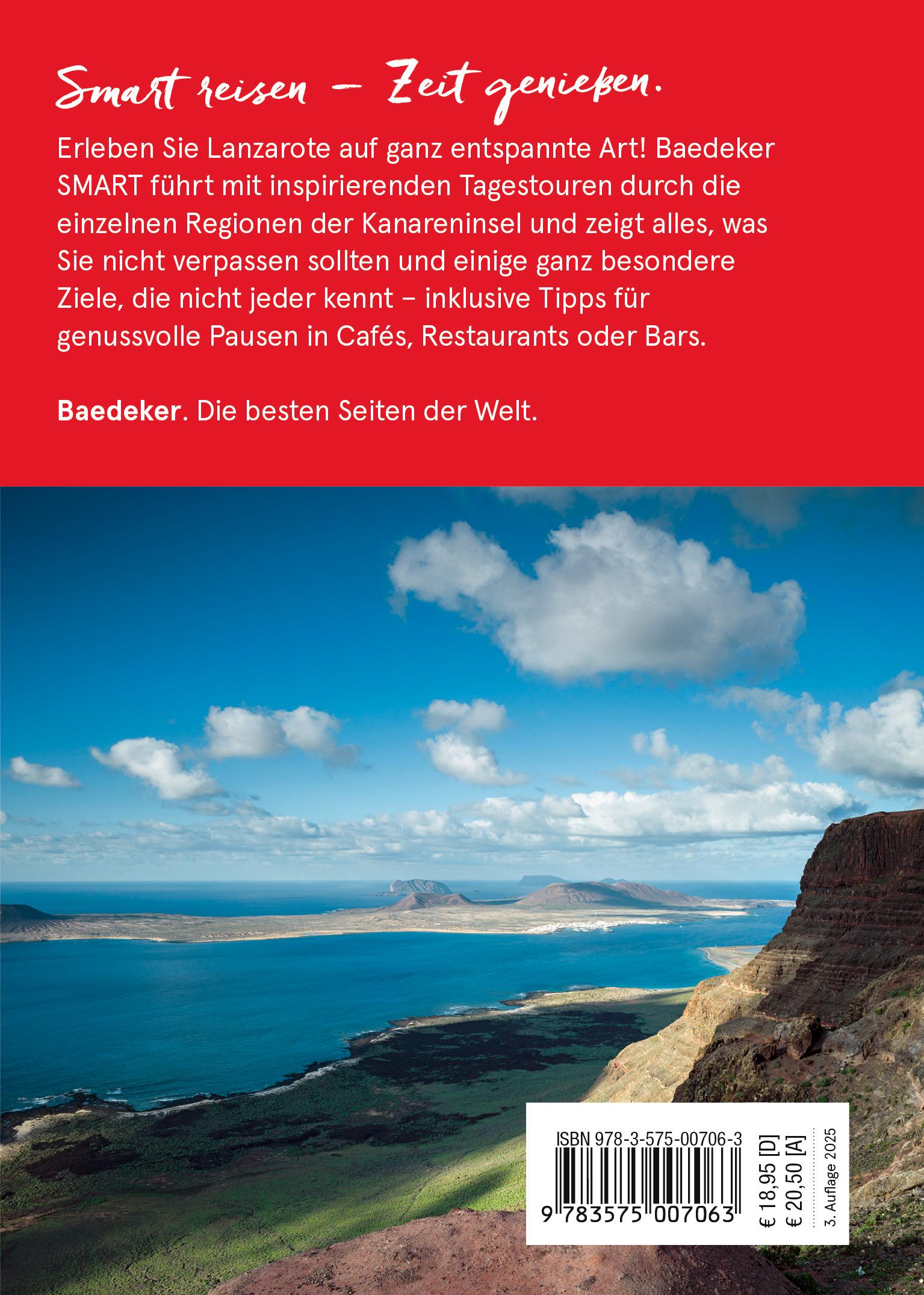 Rückseitencover Baedeker SMART Reiseführer Lanzarote