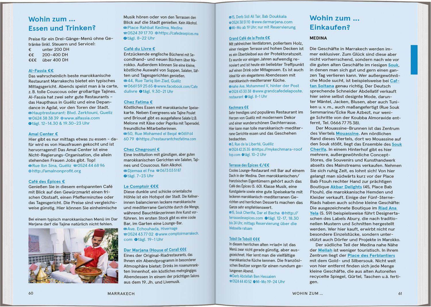 Beispielinhalt (Bild) Baedeker SMART Reiseführer Marokko
