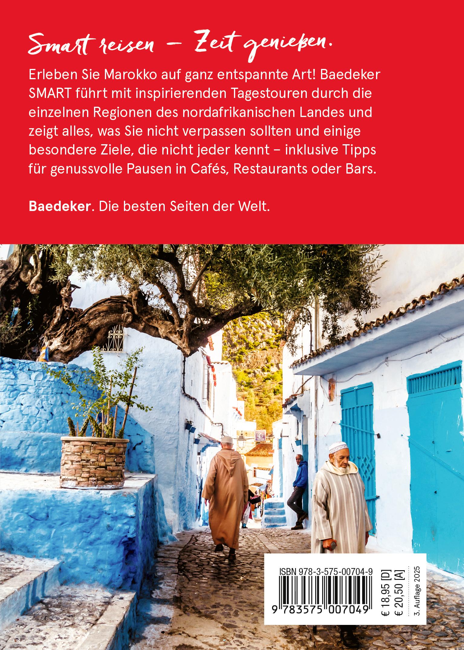 Rückseitencover Baedeker SMART Reiseführer Marokko