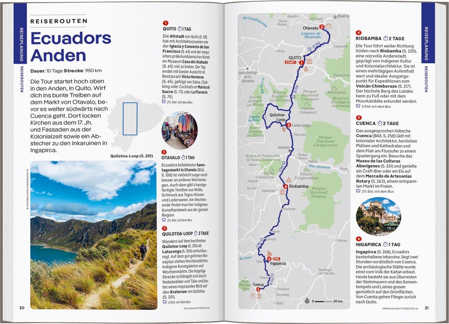 Beispielinhalt (Bild) LONELY PLANET Reiseführer Ecuador & Galápagosinseln