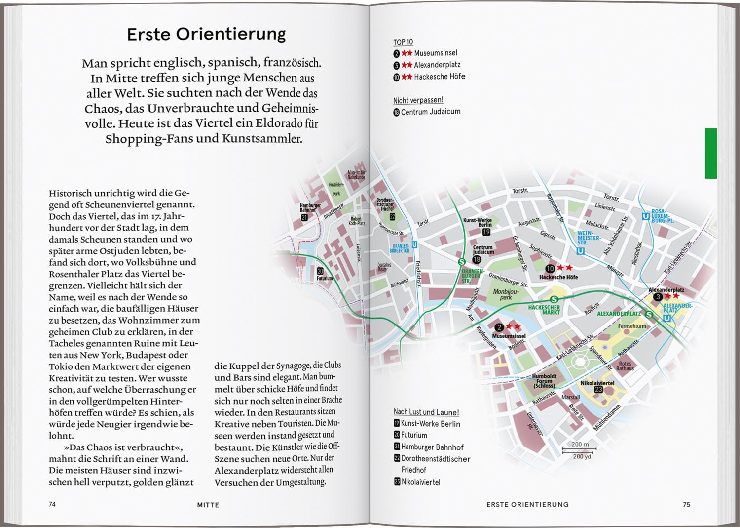 Beispielinhalt (Bild) Baedeker SMART Reiseführer Berlin