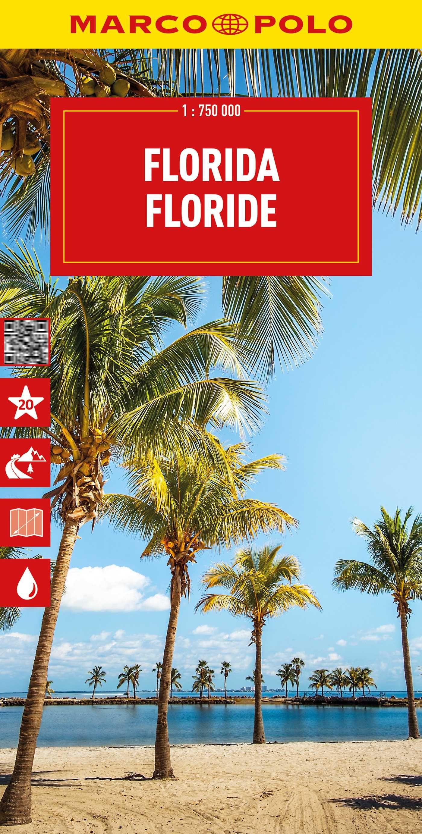 Vorderes Coverbild MARCO POLO Reisekarte Florida 1:750.000