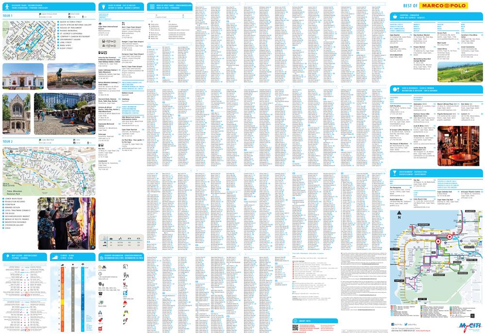 Beispielinhalt (Bild) MARCO POLO Cityplan Kapstadt 1:16.000