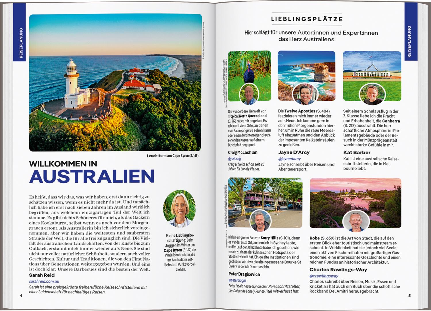 Beispielinhalt (Bild) LONELY PLANET Reiseführer Australien