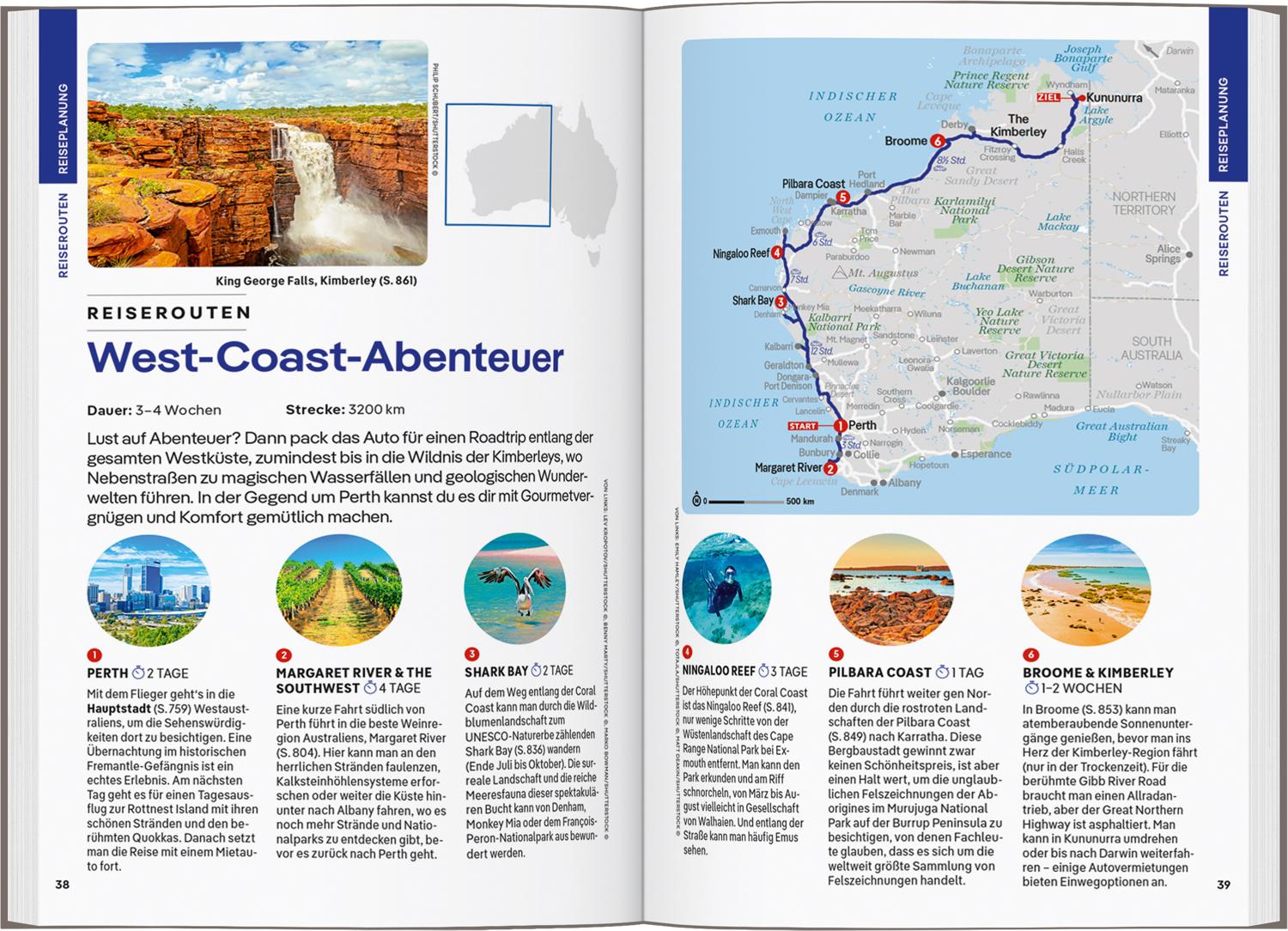 Beispielinhalt (Bild) LONELY PLANET Reiseführer Australien