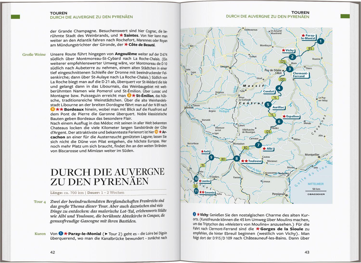 Beispielinhalt (Bild) Baedeker Reiseführer Frankreich