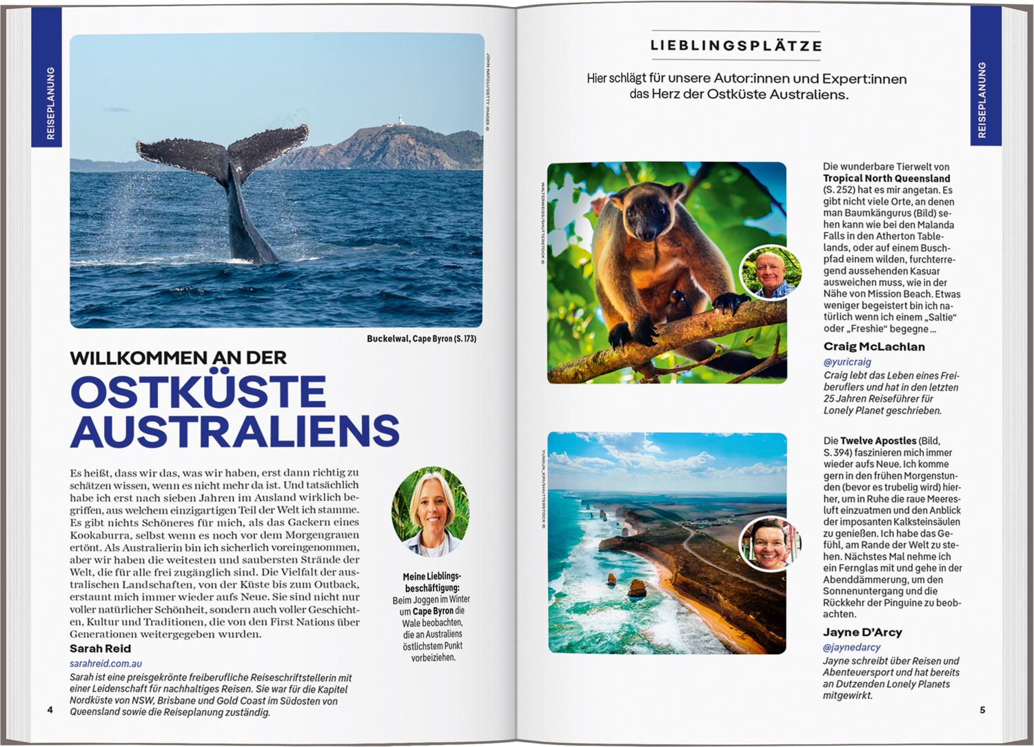 Beispielinhalt (Bild) LONELY PLANET Reiseführer Australien Ostküste