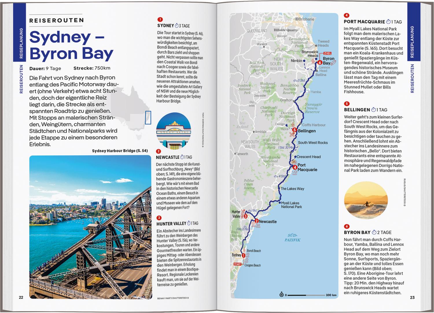 Beispielinhalt (Bild) LONELY PLANET Reiseführer Australien Ostküste