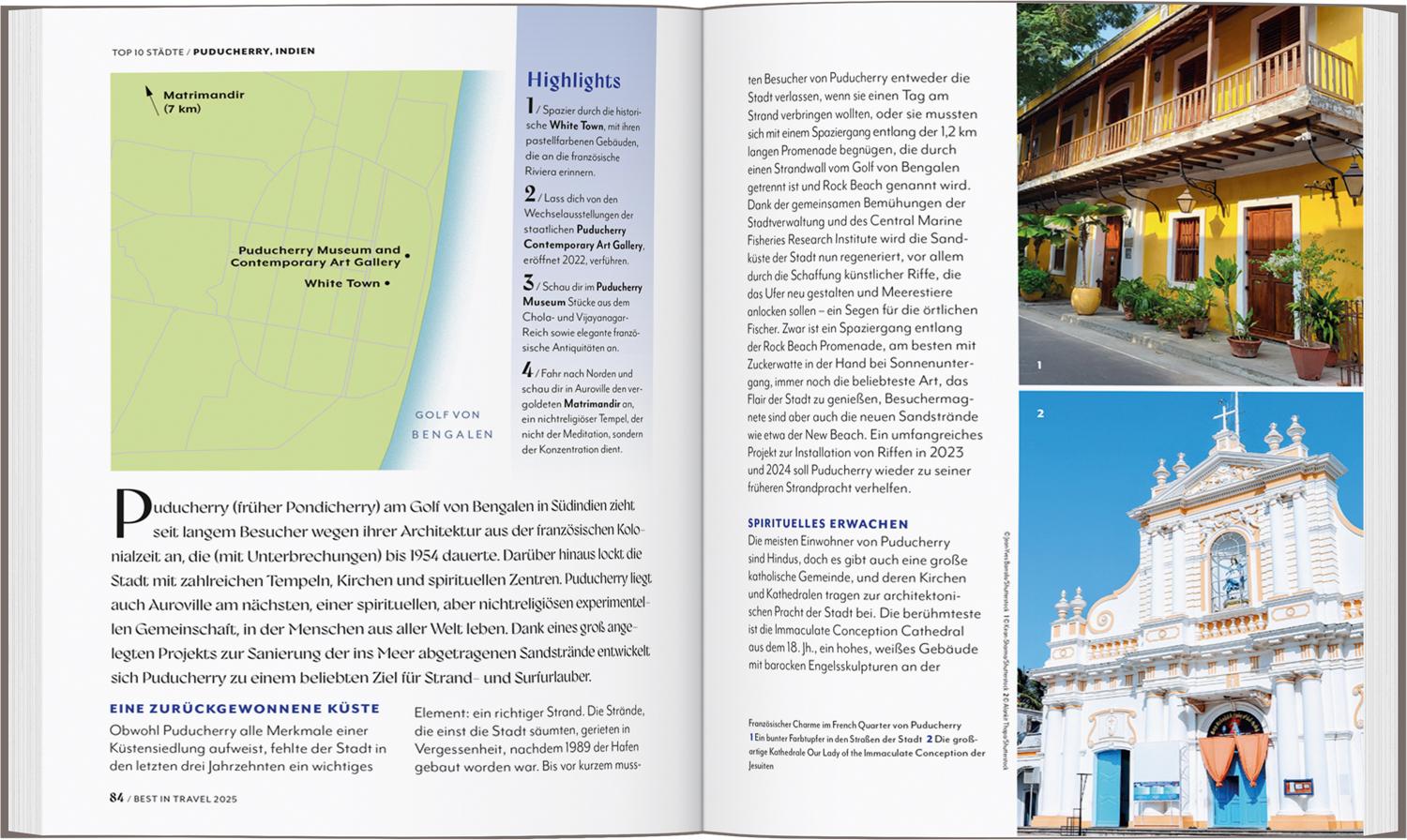 Beispielinhalt (Bild) LONELY PLANET Best in Travel 2025