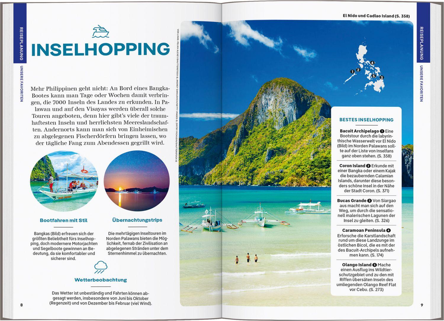 Beispielinhalt (Bild) LONELY PLANET Reiseführer Philippinen