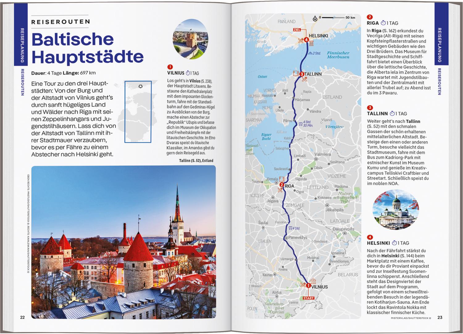 Beispielinhalt (Bild) LONELY PLANET Reiseführer Estland, Lettland & Litauen
