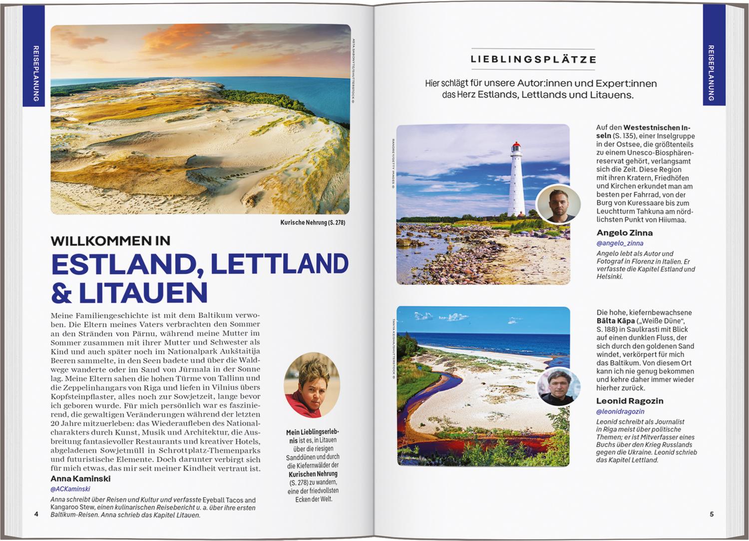Beispielinhalt (Bild) LONELY PLANET Reiseführer Estland, Lettland & Litauen