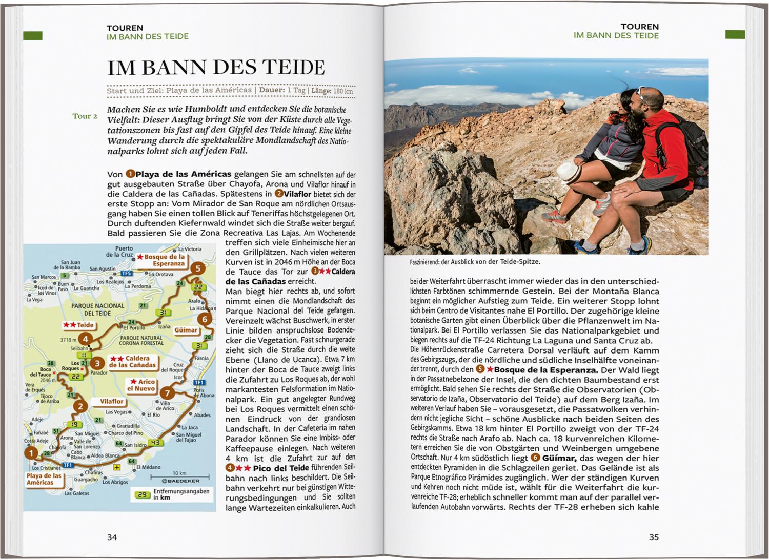 Beispielinhalt (Bild) Baedeker Reiseführer Teneriffa
