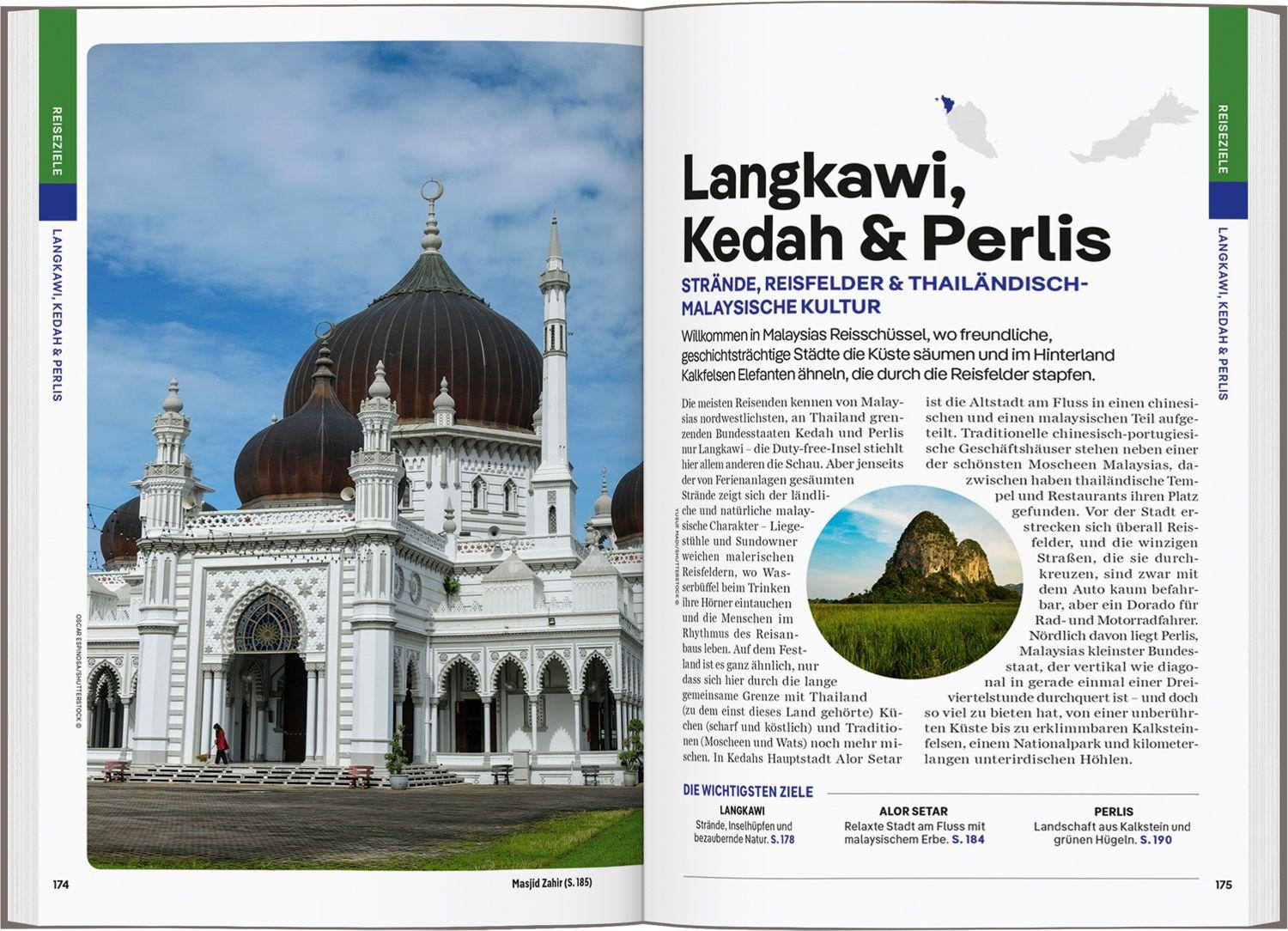 Beispielinhalt (Bild) LONELY PLANET Reiseführer Malaysia, Singapur & Brunei