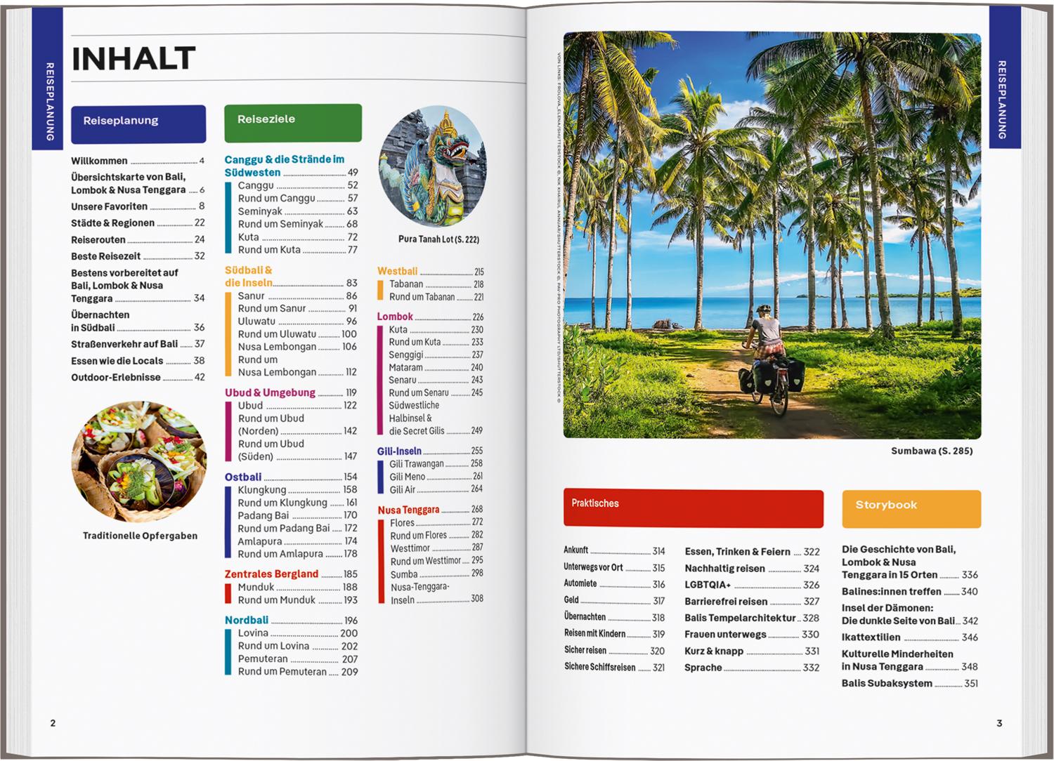 Beispielinhalt (Bild) LONELY PLANET Reiseführer Bali, Lombok & Nusa Tenggara