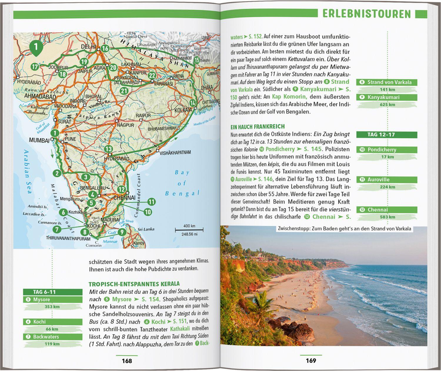 Beispielinhalt (Bild) MARCO POLO Reiseführer Indien
