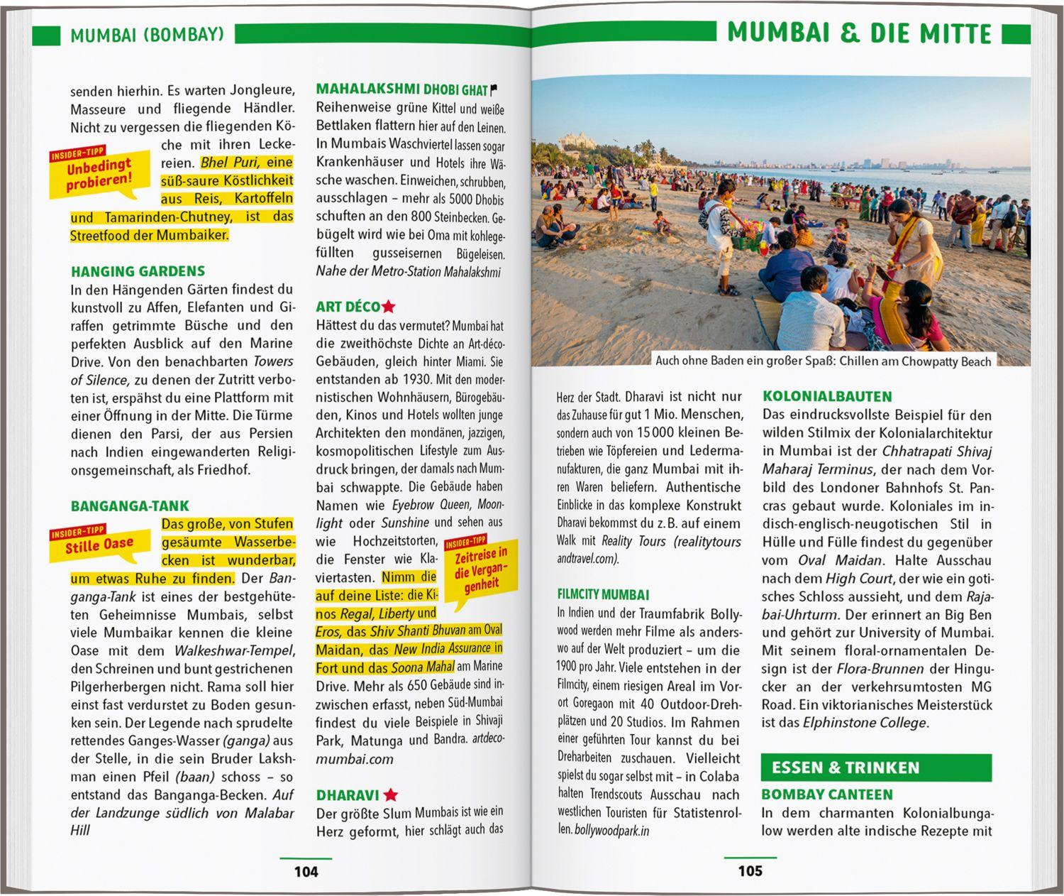 Beispielinhalt (Bild) MARCO POLO Reiseführer Indien